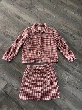 Hayden Girls XL Cargo Pocket Houndstooth Jacket with matching Skirt Perfect
